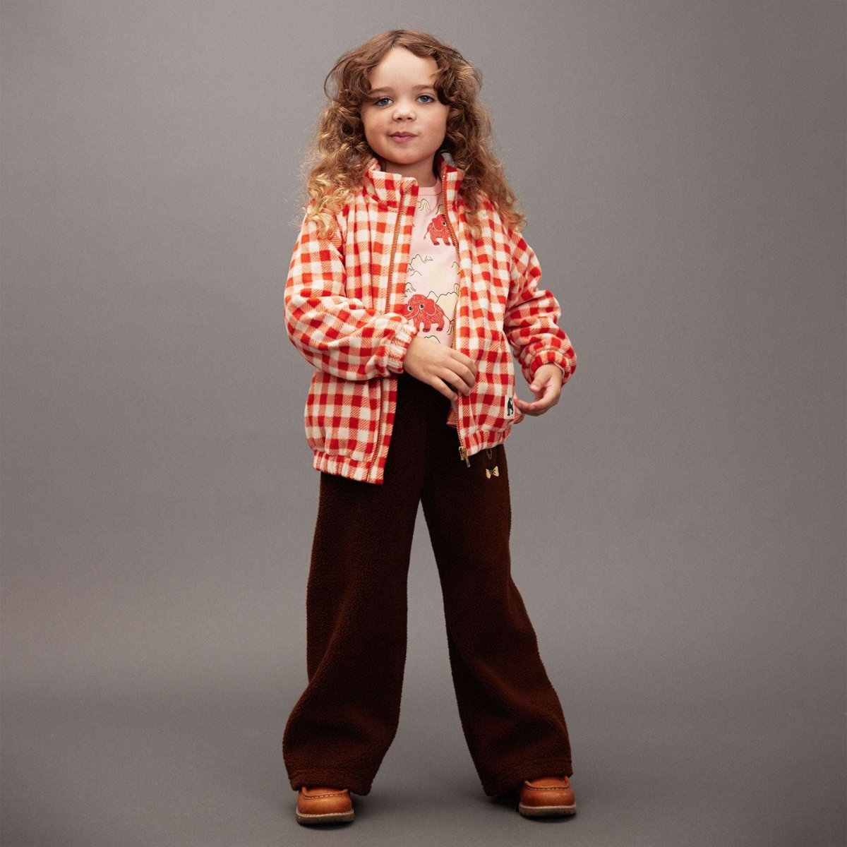 Chaqueta Polar Gingham - Imagen 2