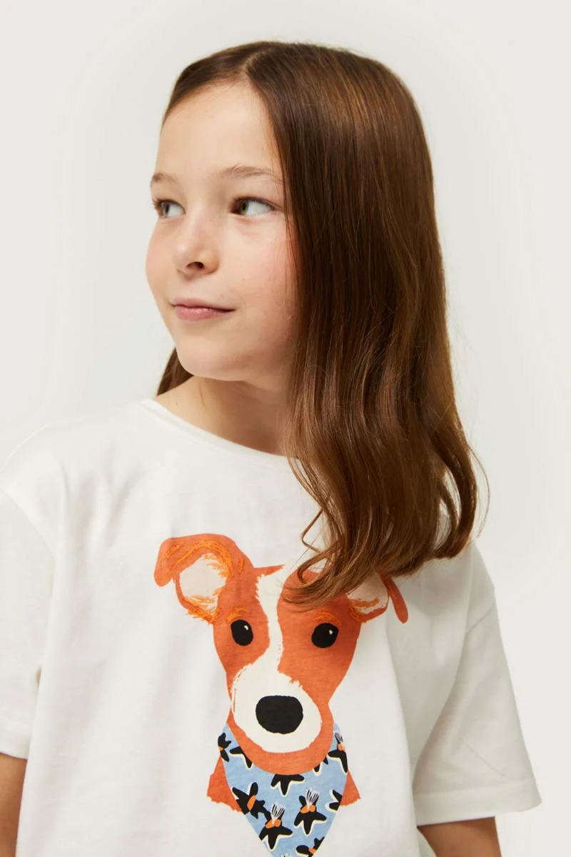 camiseta print perro - Imagen 2