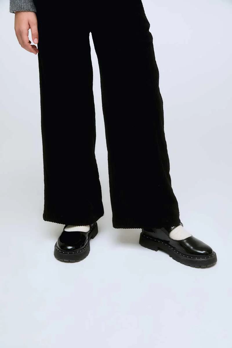Pantalón pana negro - Imagen 3