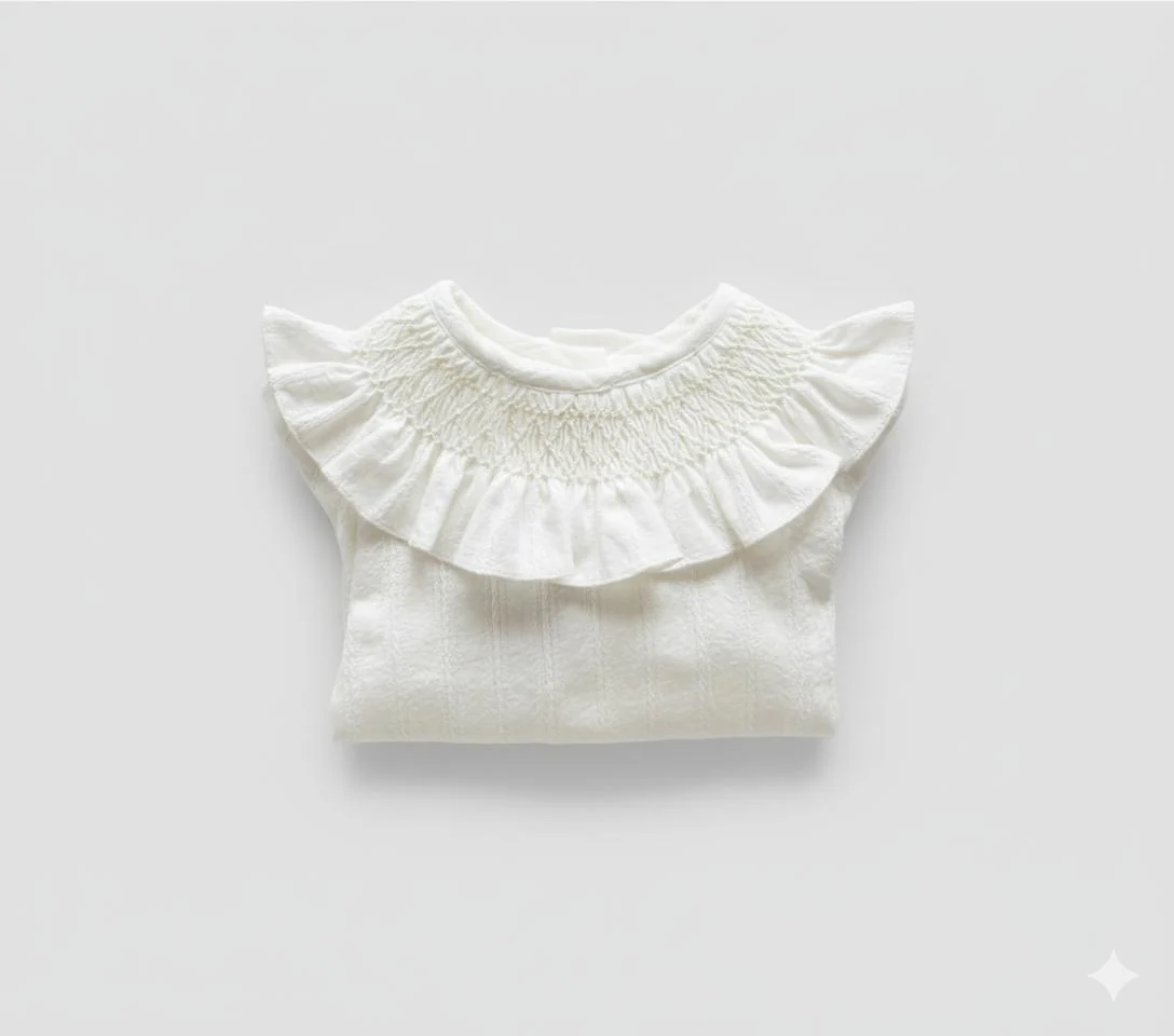 Blusa cuello nido cruda rayita - Imagen 3