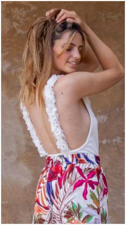 Body mujer tirantes flores - Imagen 2
