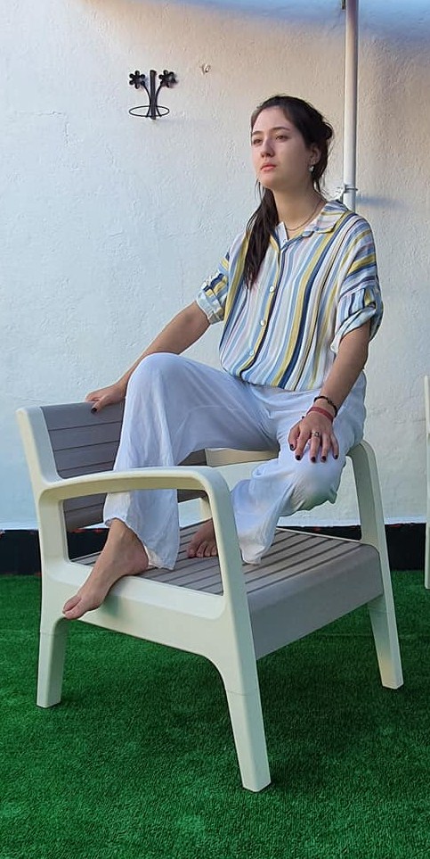 Camisa mujer fluida rayas - Imagen 2