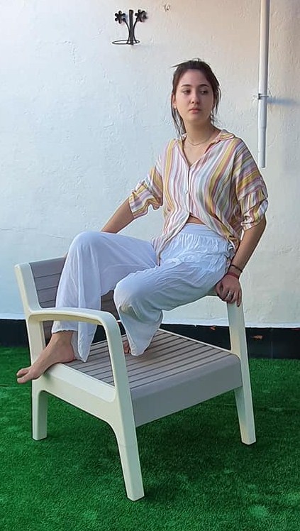 Camisa mujer fluida rayas - Imagen 3