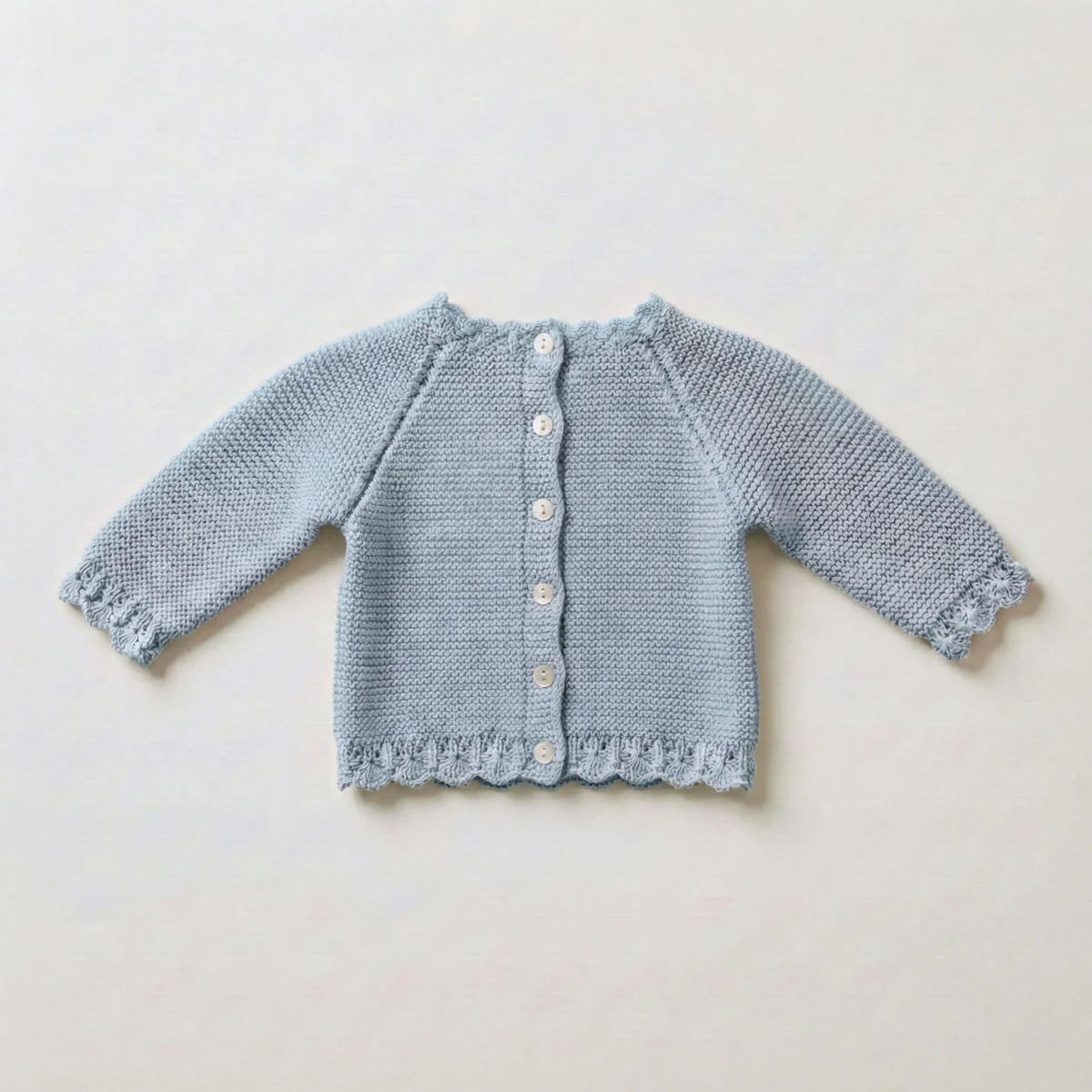Jersey bebé algodón azul - Imagen 3