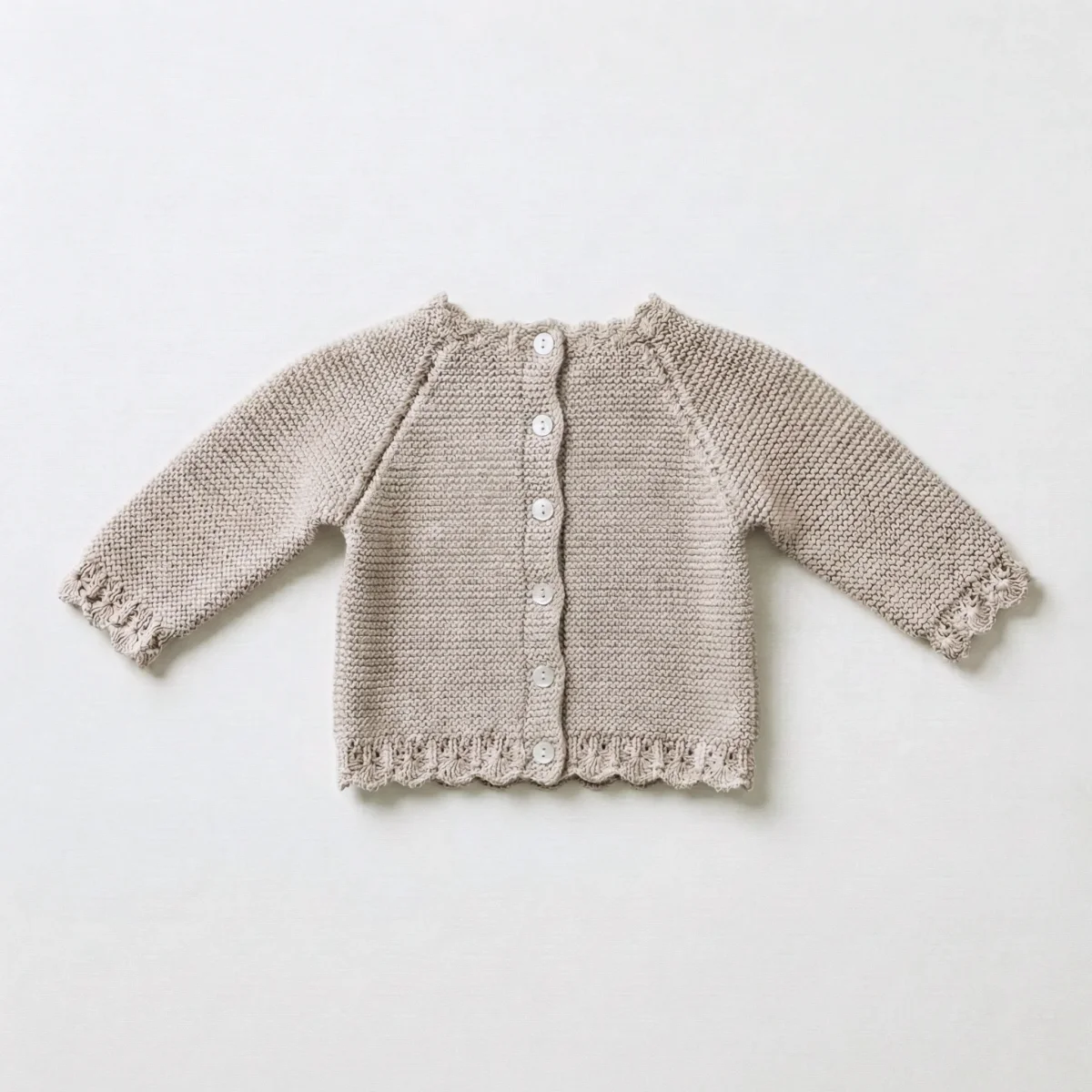 Jersey bebé algodón gris perla - Imagen 3