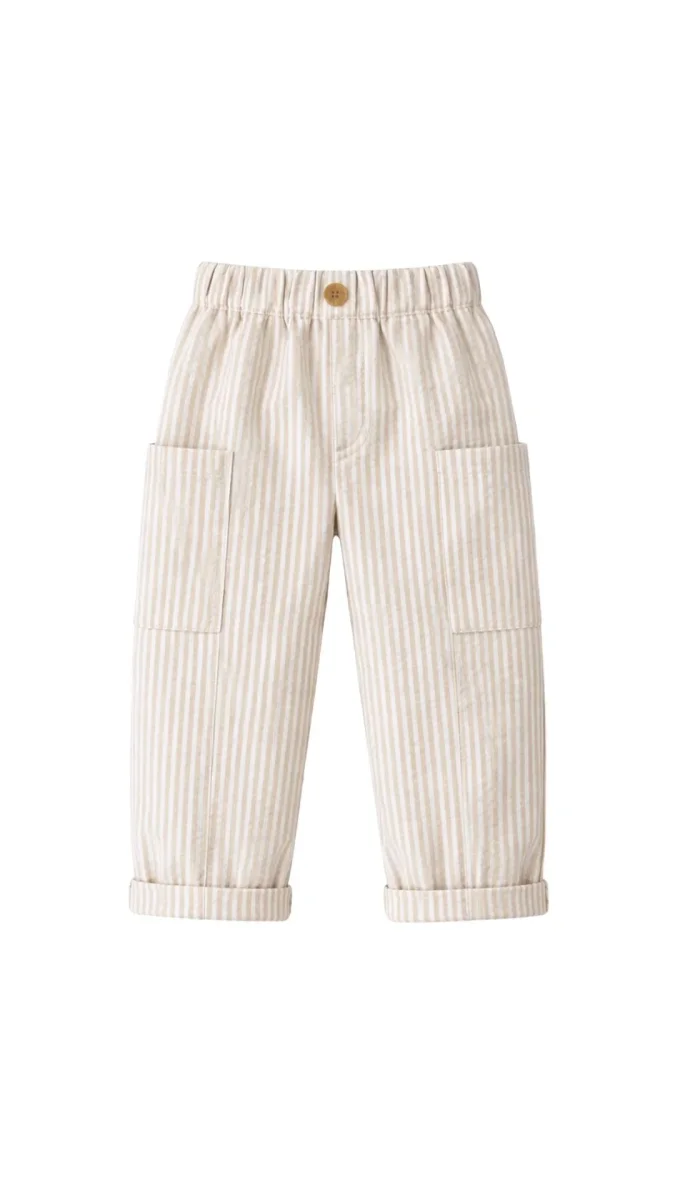 Pantalón Cargo Rayas Topino - Imagen 2